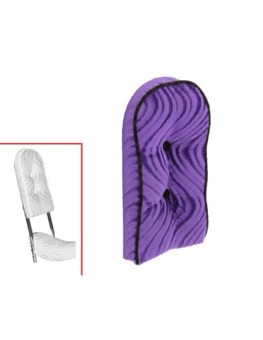 Sissy Bar Back Cushion Velour Purple.